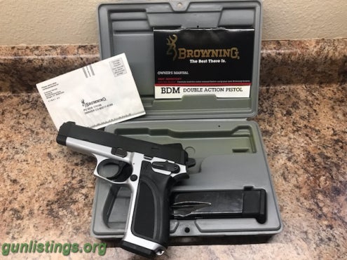 Pistols BROWNING BDM 9MM...RARE...UNIQUE