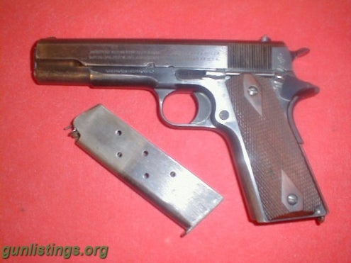 Pistols Colt -- 1911 WWI, US