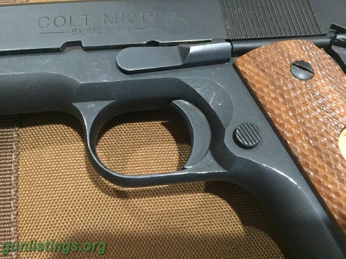 Pistols COLT MARK IV Officer's ACP Series 80 .45