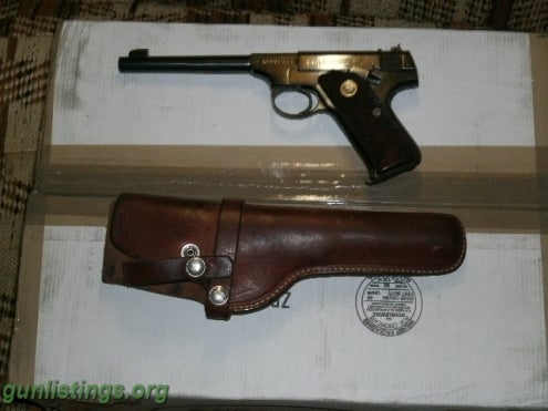 SOLD Colt Woodsman with holster in columbus, Ohio gun classifieds ...