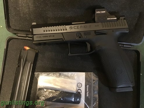 Pistols CZ P-10F With Red Dot