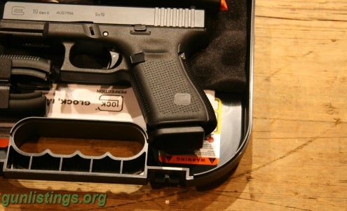 Pistols Glock 19 GEN 5 9mm