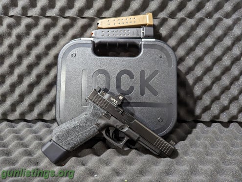 Pistols GLOCK 34 MOS GEN 5 9MM PISTOL, EOTECH EFLX MINI RED DOT