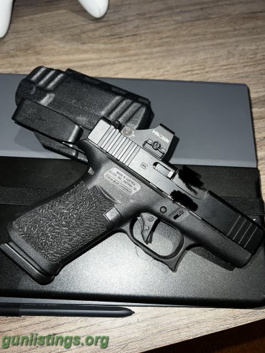 Pistols Glock 43x Milled For Dot With Extras