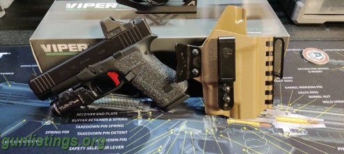 Pistols Glock 48 MOS, Holosun 507k, TLR7 Sub Package W/ Holster