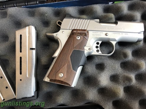 Pistols Kimber Ultra Carry II 9mm W/crimson Trace Lasergrips