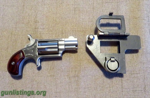 Pistols Rare NAA 22LR Mini Revolver PPC Belt Buckle