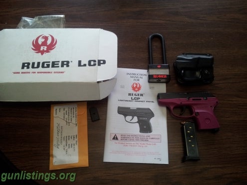 Pistols Rare PINK Ruger LCP .380