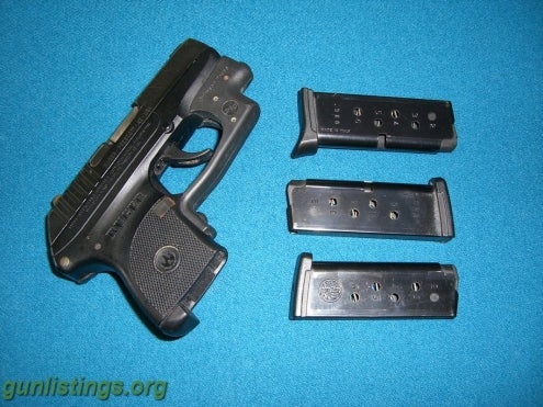 Pistols Custom Ruger LCP .380 CT Laser And Trijicon Sights