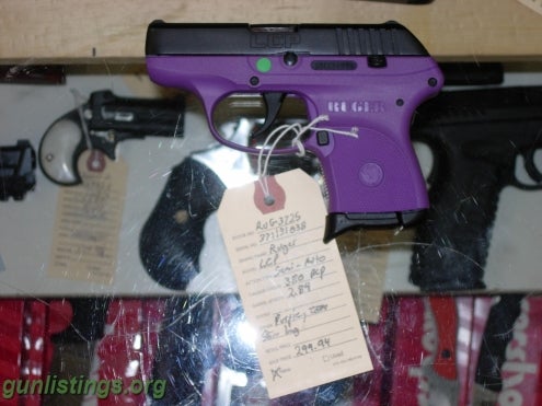 Pistols Ruger LCP 380 Purple