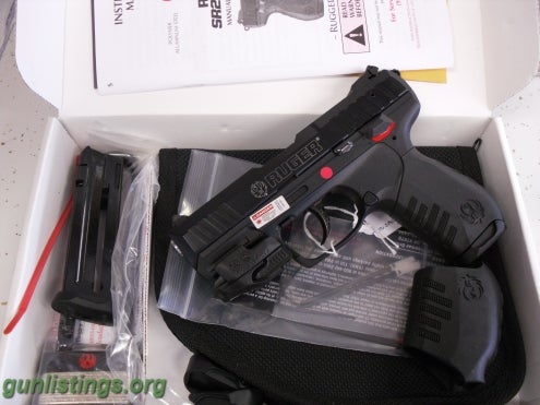 Pistols Ruger SR-22, W/Crimson Trace Laser