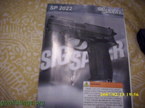 Pistols Sig Sauer 40 Cal