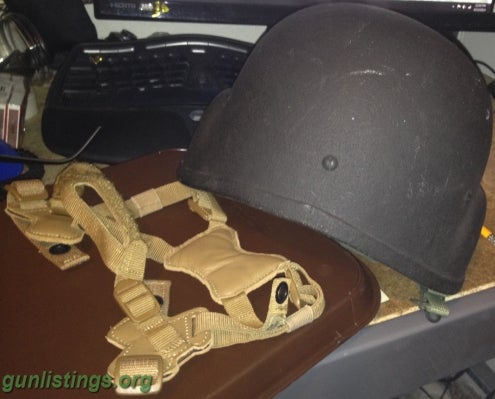 SWAT Kevlar Helmet with New USMC Suspension Kit in springfield ...