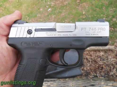 Pistols Taurus 45 ACP PT Pro