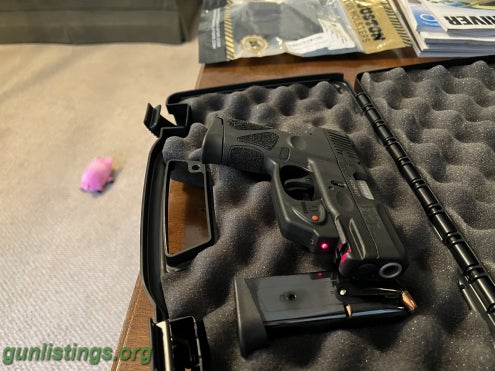 Pistols Taurus G2C 9MM With Laser, Case, Holster - Never Fired