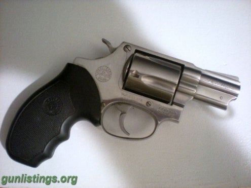 Pistols Taurus Stainless 38 Snub Nose Revolver