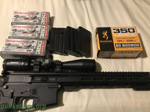 Rifles 350 Legend Ar15 Upper Complete