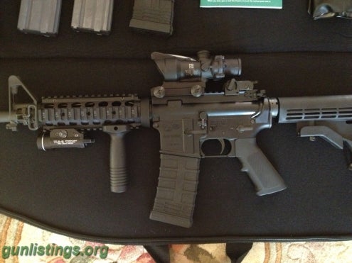 Rifles FS/FT COLT LE6920 Socom, ACOG 4x32, Streamlight