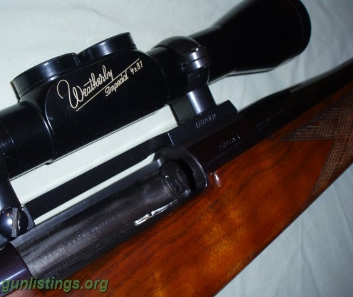 Rifles German Weatherby 300 Magnum With Weatherby Scope