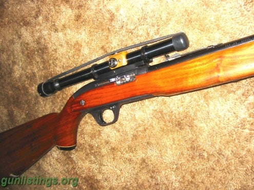 Rifles J.C.Higgins Model 31 Semi-auto 22 Rifle W/ Scope