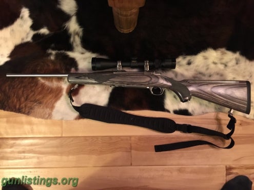 Rifles RUGER M77 .243 Stainless Compact/youth Rifle