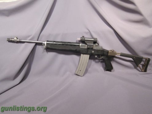 Rifles Ruger Mini-14, Stainless Steel, Folding Stock