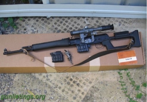 Rifles Russian SVD Tiger Dragunov 7.62x54R.