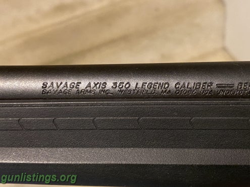 Rifles Savage Axis 350 Legend