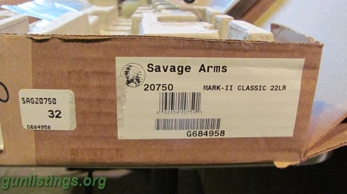 Rifles Savage Mark II Classic .22 Bolt Action Rifle