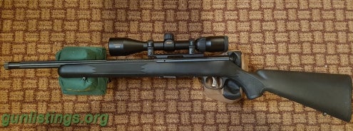 Rifles Savage Mark II FV-SR .22LR Heavy Threaded Barrel