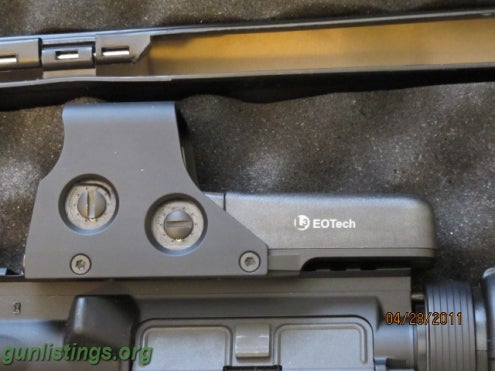 Rifles S&W M&P AR-15 Eotech Holo Reddot Barska Spotting Scope