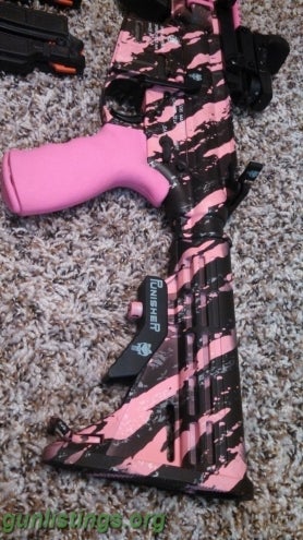 Rifles S&w Pink Camo M&p Ar 15-22 With Ammo & Extras