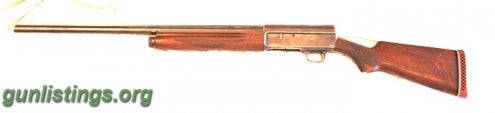 Shotguns Browning A-5 Patent -1925 Remington Model 11