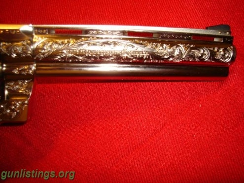 Shotguns FS: ENGRAVED - COLT PYTHON .357 MAGNUM