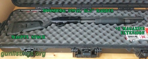 Shotguns MOSSBERG 590A1 + AMMO + CASE