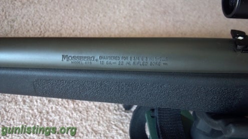 Shotguns Mossberg 695 Bolt Action Rifled 12 Gauge Shotgun