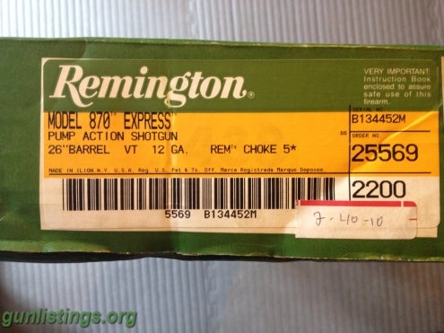 Shotguns NIB Remington 870 Express Magnum 12ga