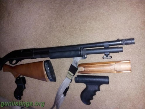 Shotguns Rem 870 12ga Syn & Wood, Breacher