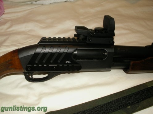 Shotguns Remington 870 Express With Mount And Holographic Sight