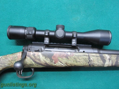 Shotguns Savage 220 Rifled Slug Gun Camo Wi/Scope