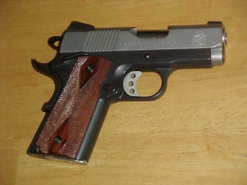 Pistols Loaded Springfield Micro Compact .45 Bi-tone