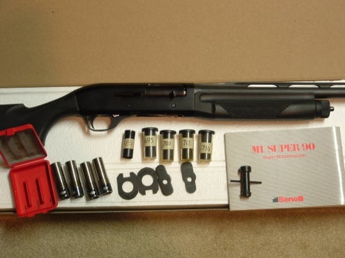 Shotguns Benelli Super 90 12 Ga. W Extra Chokes Sporting Clays