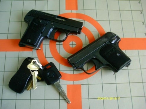 Pistols Pair Of Spanish 25 Auto Pocket Pistols