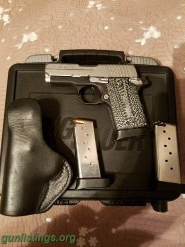 Accessories Sig P938 Custom Grips, Screws, Holster And 2 Mags.