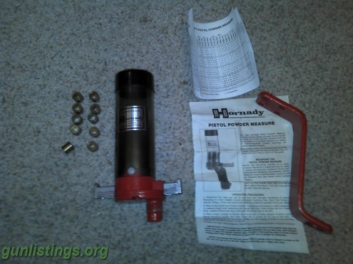 Ammo Hornady Pistol Powder Measure