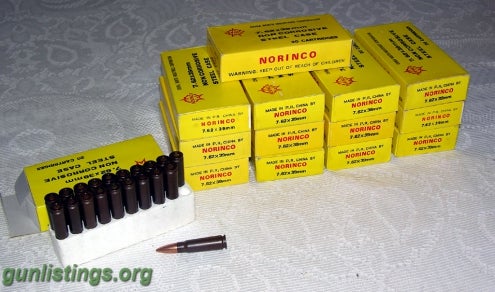 Ammo Norinco 7.62 X 39 Mm AP Ammo