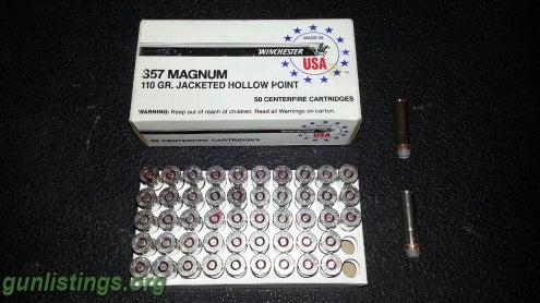 Ammo Winchester 357 Ammo