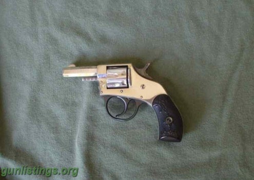 Pistols 22 7 Shot Nickel Revolver Small & Concealable