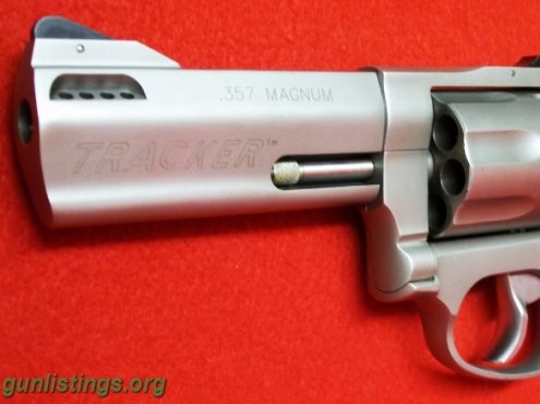 Pistols TAURUS -- PORTED STAINLESS TRACKER 357 MAG 4 INCH BARR