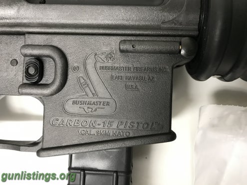 Pistols AR-15 Pistol 9mm With Brace